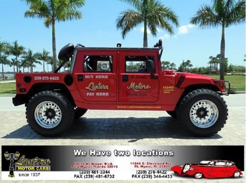 1997 am general hummer, 6.5 turbo diesel, lifted, leather, sport seats, wheels
