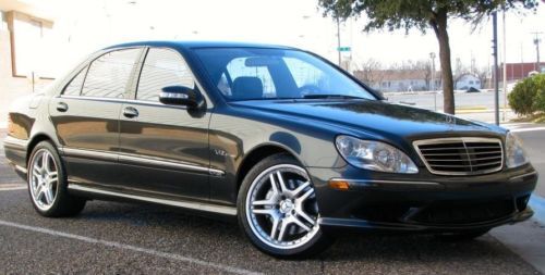 **no reserve** mint** 2003 mercedes-benz s600 twin turbo v-12 497hp **