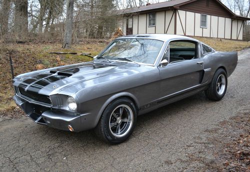1965 mustang fastback gt-350 tribute restomod new crate engine and 5spd air cond