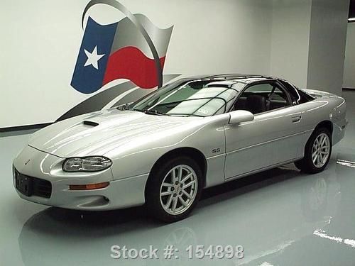 2000 chevy camaro z28 ss 6-speed t-top leather only 25k texas direct auto