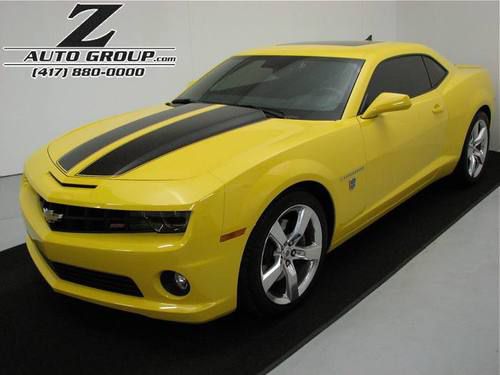 2010 camaro rs/ss rallly yellow transformers edition auto leather roof!