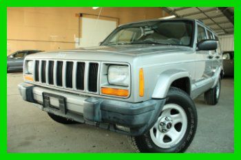 Jeep cherokee sport 01 4x4 cd-cruise-power new tires clean! runs 100% must see!!