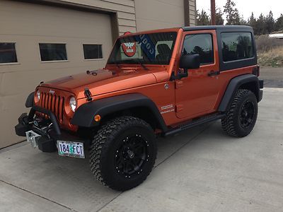 One owner 2011 jeep wrangler sport 4x4  8000lb winch only 12k miles