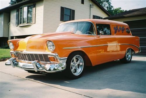 1956 modifyed  chevy sedan delivery