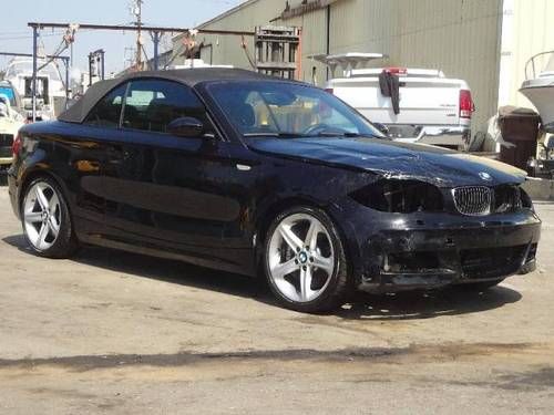 2009 bmw 135i convertible damaged salvage low miles loaded l@@k! export welcome