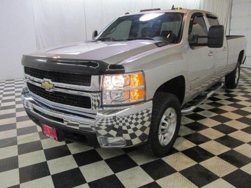 2008 crew cab long box diesel heated leather dvd xm radio tint tow hitch steps