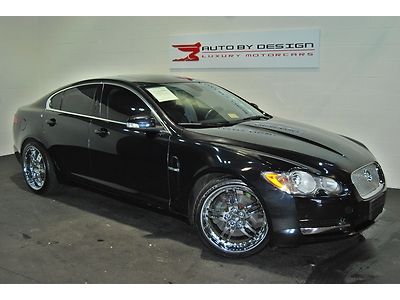 2009 jaguar xf supercharged, clean carfax! 20" staggered chrome rims &amp; new tires