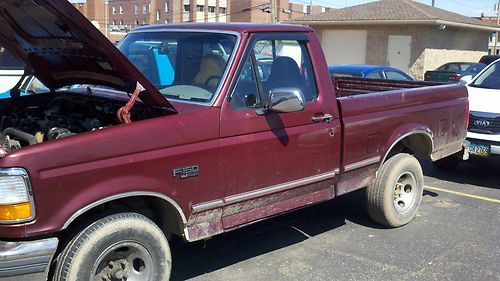 1996 ford f150 144,023 miles have key starts n runs tranny out like removed out