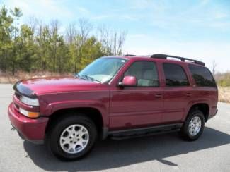 Chevrolet : 2004 tahoe z71 4x4 dvd/tv sunroof quads low miles sharp clean carfax