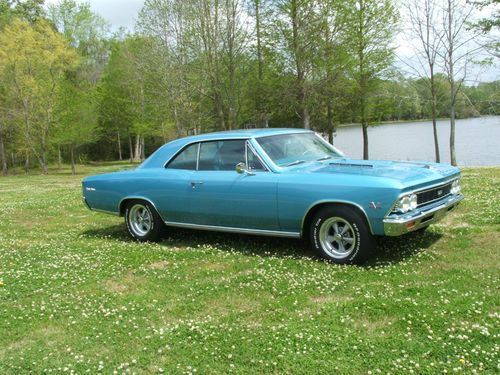 1966 chevrolet chevelle "ss", 396, 4spd, "rotisserie" restoration