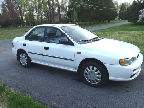 1999 subaru impreza sedan awd--runs great--no reserve--no rust