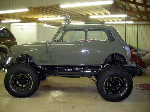 1965 mini cooper-jeep "meep" frame off monster mini