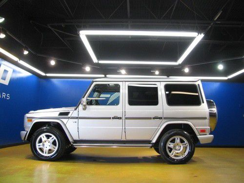 Mercedes-benz g500 4-matic navigation heated seats cd changer low miles