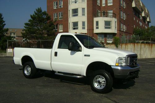2004 ford f250 xl single cab pickup 4x4 fisher plow setup needs work no reserve!