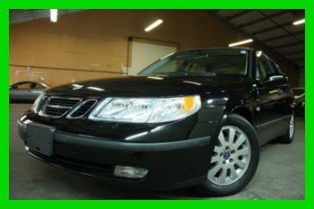 Saab 9-5 linear 03 turbo 5-speed 1-owner xtra clean! runs 100% loaded! no reserv