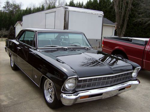 1967 chevy ll nova black on black