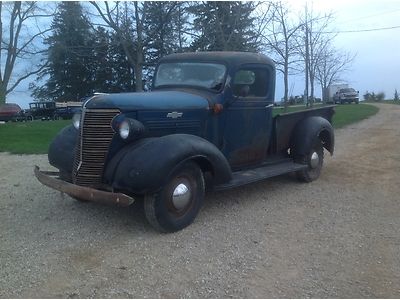 1938 chevy 1/2 ton pick up short box!! all original! rare!