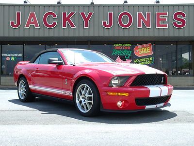 Shelby gt500 6 speed manual convertible 5.4l cd supercharged only 9k miles