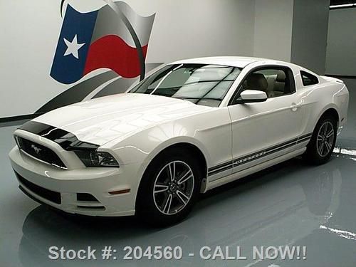 2013 ford mustang v6 premium leather sync shaker 17k mi texas direct auto