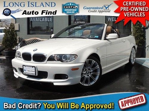 05 bmw 330ci convertible white leather hid wind screen m zhp sport package