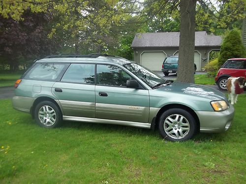 2003 subaru legacy outback awd.  low miles   heated seats, cd, full power,