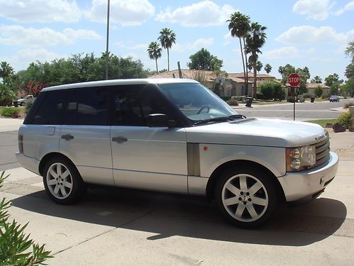 2004 range rover hse 20" oem wheels factory maintained one driver silver nice