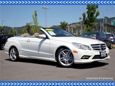 2011 e550 cabriolet: premium 2, certified pre-owned at mercedes-benz dealership