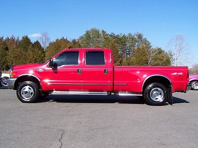 One owner 1999 ford f350 crew cab 4x4 dually 7.3l diesel 6speed manual trans.