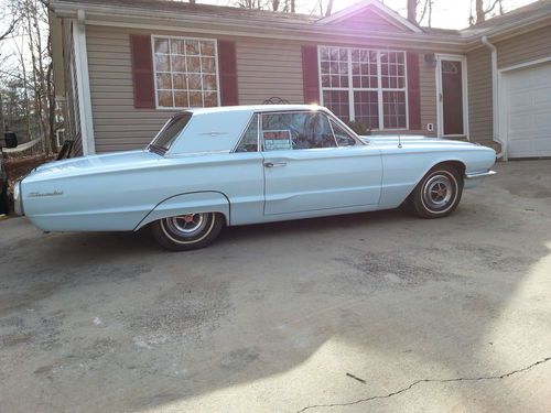 1966 ford thunderbird acadian blue w/ac