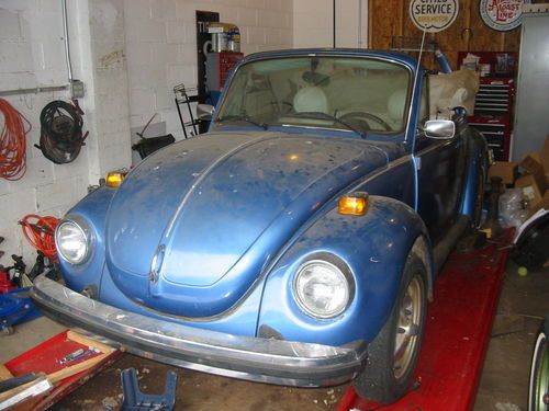 1978 volkswagen beetle karmann convertible barn find great project low reserve