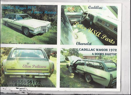 Cadillac de ville super sport wagon 1972 4 doors hartop ex dean martin 3 onwer