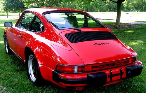 1986 carrera coupe,guards red/black leather,rare power sport seats,3.2l,5spd,exc