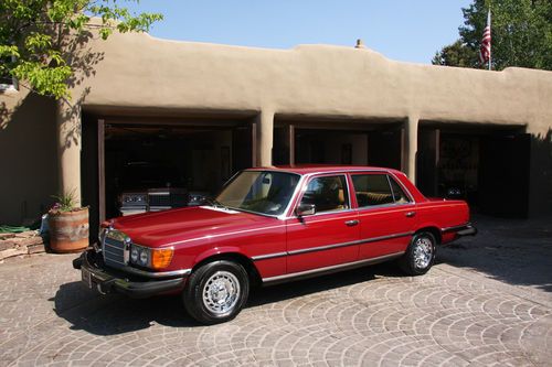 1979 450 sel with 36,000 orig miles, florida car, signal red, not a 6.9, 6.3