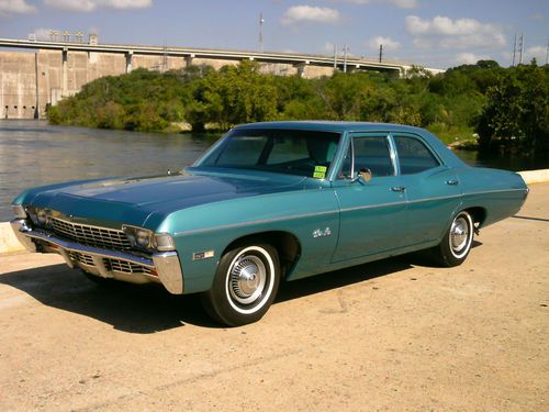 1968 chevrolet bel air-rare 307 v-8-5600 original miles-untouched 1 owner family