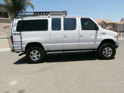 2002 ford e350 diesel 12 passenger van 4x4