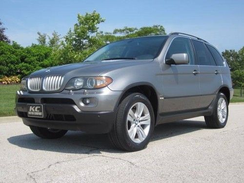 X5 4.4i leather heated seats sunroof alloys satelite radio clean fax