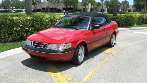 1997 saab 900 se convertible "77k miles only" florida car all original clean
