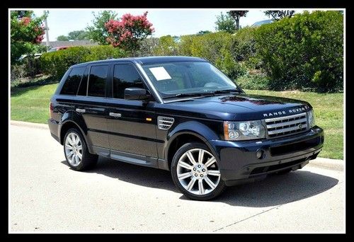 2008 land rover range rover sport  supercharged rear dvd entertainment finance