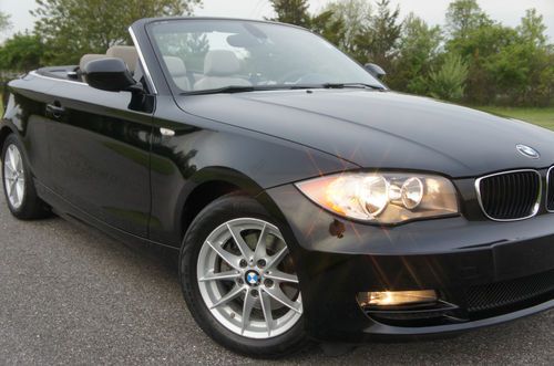 2011 bmw 128i convertible for sale~low miles~salvage title from sandy