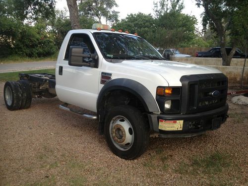 2008 ford f550 4x4 power stroke diesel drw cab and chassis low reserve