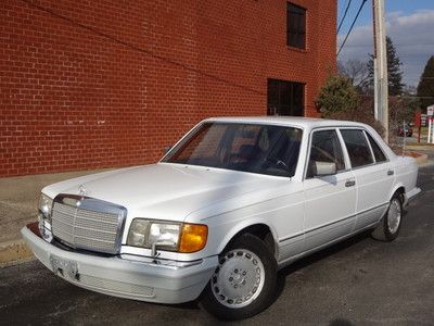 1989 mercedes-benz 420sel 80k low miles sunroof free autocheck no reserve