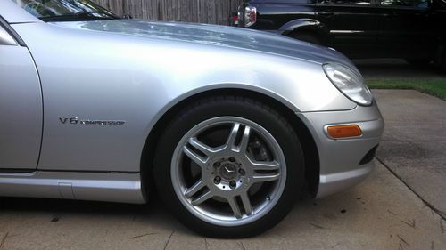 2002 slk 32 amg, silver, very clean and fast