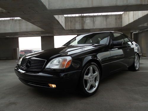1999 mercedes-benz cl500..black on black..2 owners..no accidents..amg wheels!!