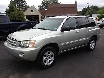 No reserve 2002 toyota highlander front wheel drive clean good tires cold ac