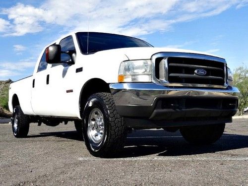 **no reserve** 04 f350 xlt diesel 4x4 crew cab long bed 6-speed manual