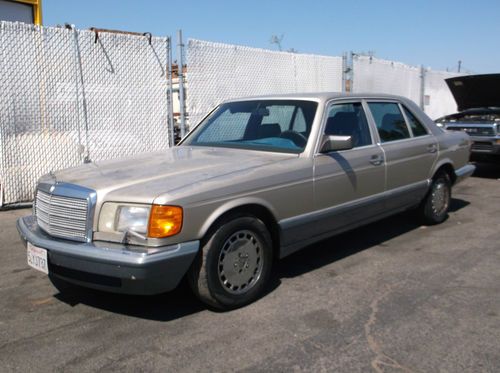 1986 mercedes 420 sel, no reserve