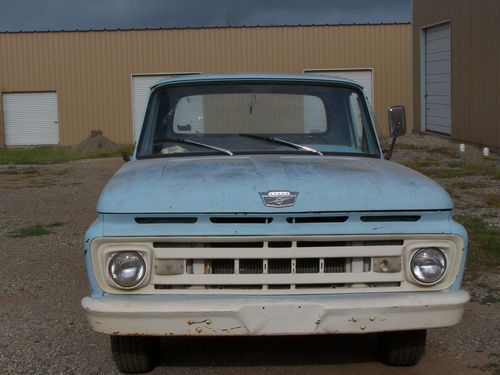 1962 ford f100 unibody longbed pick up truck w/ complete 1961 f100 parts vehicle