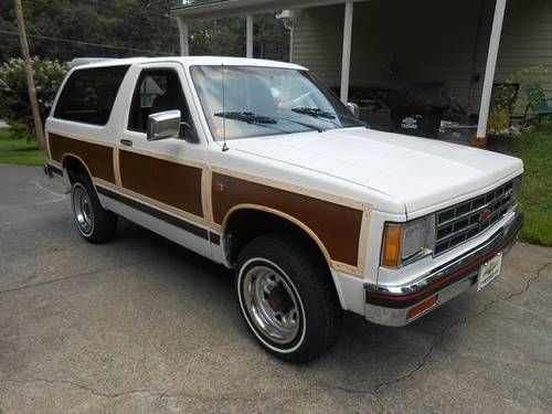 1987 chevrolet s10 blazer