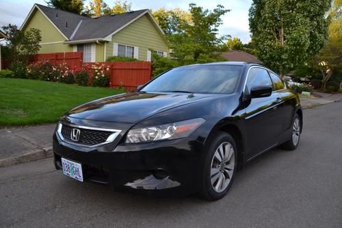 2009 honda accord black coupe automatic 2-door 2.4l gas savier clean in and out