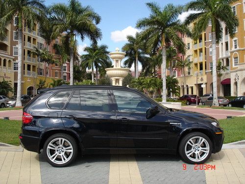 2012 bmw x5 m carbon black metallic/bamboo beige perforated merino 12k low miles